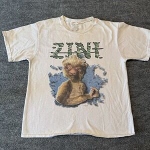 Vintage Disney Dinosaur Movie T Shirt White Promo Zini 2000 Youth Extra Large